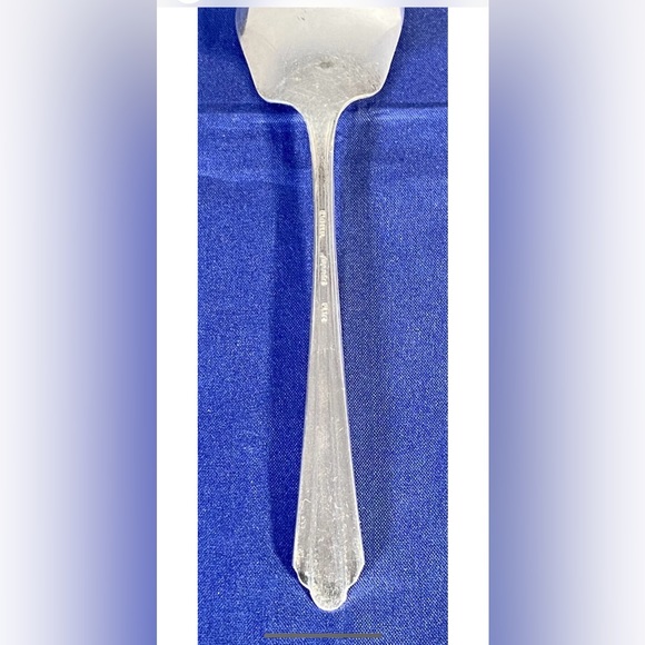 1931 National Imperial Silver Plate Lady Joan 6 1/4” Sugar Spoon Art Deco Style - Picture 4 of 12